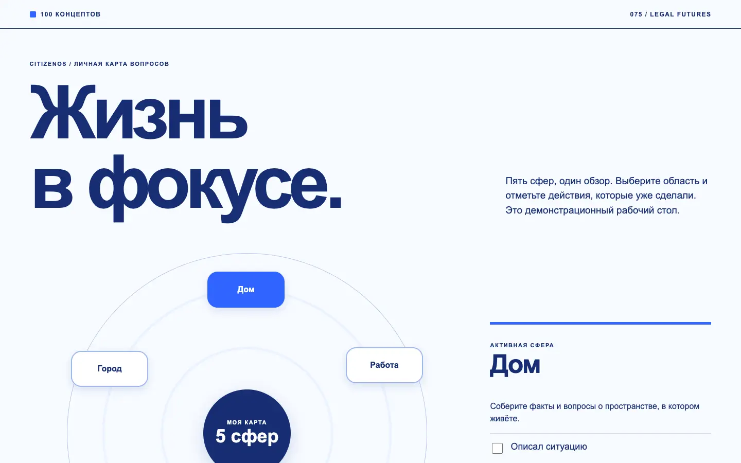 Citizenos — первый экран концепта