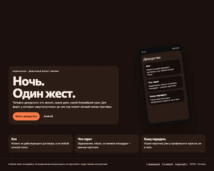 Дежурство — страница целиком