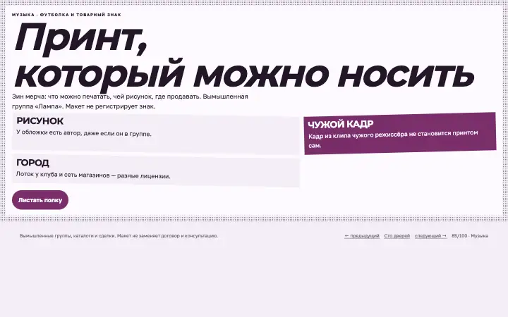Мерчполка — страница целиком