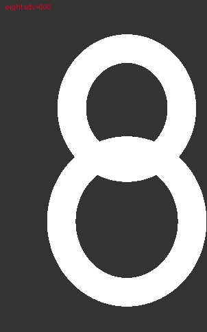 Проба глифа eight
